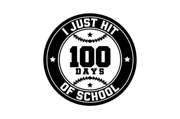 Bold 100 Days School Badge