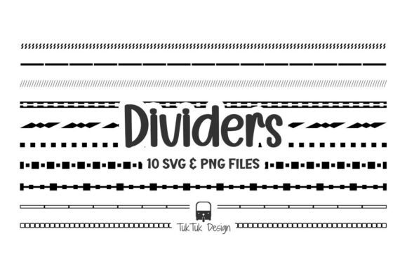 Divider, Decorative Element SVG PNG for Graphics and Decorative Elements