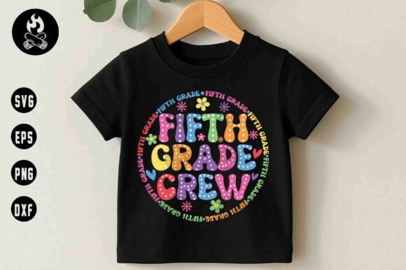 Fifth Grade Crew SVG, Grade Level Svg