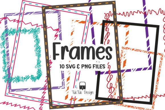 Frame Border Graphics for Decorative Elements