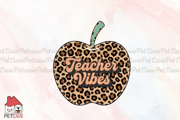 Leopard Apple Teacher Png