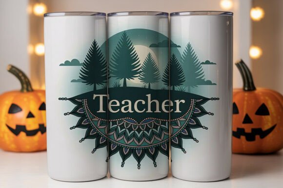 Mystical Teacher Tumbler Wrap Graphics