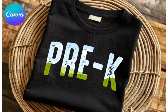 Pre-k Retro School Canva Frame Graphics