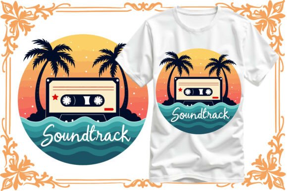 Summer Beach T-Shirt Design Graphics