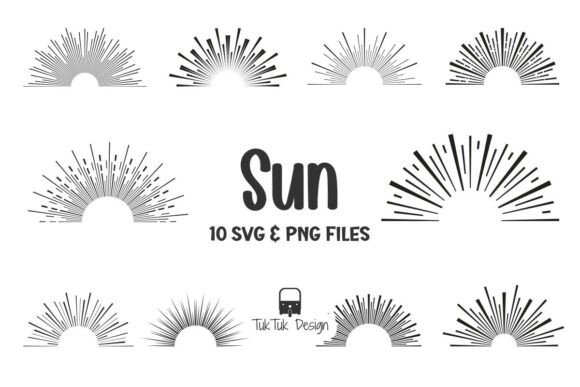 Sun SVG PNG: Graphics for Local Business Branding