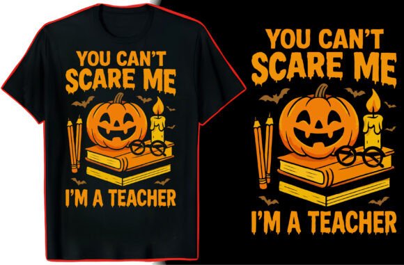 Teacher Ghost Halloween TShirt Graphics