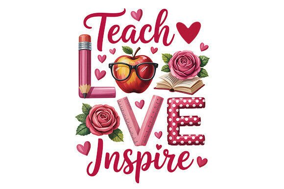 Teacher Png, Valentines Day Png