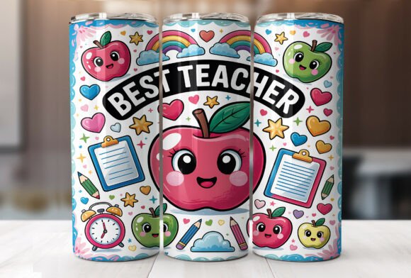 Teacher Tumbler Wraps Graphics