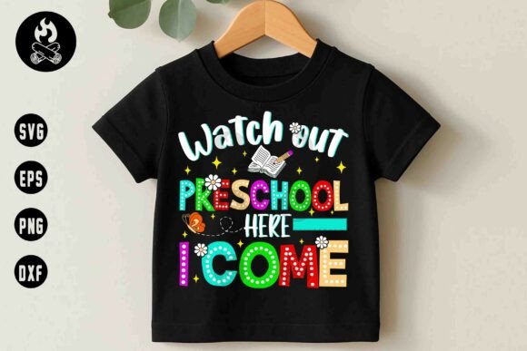Watch Out Preschool SVG, Happy SchoolSVG
